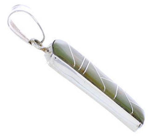 Turquoise Silver Southwest Pendant PX24081